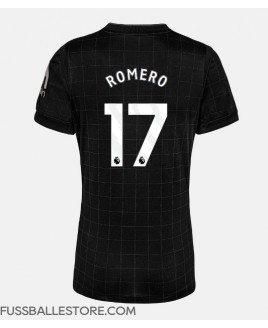 Günstige Tottenham Hotspur Cristian Romero #17 Auswärtstrikot Damen 2025-26 Kurzarm